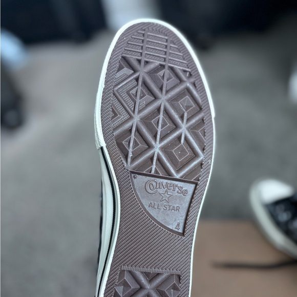 Converse Black and White High-Top Sneakers - Picture 4 of 5